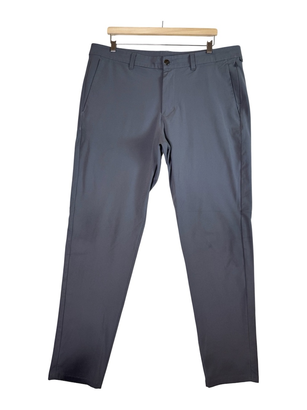 Lululemon Commission Pant Slim Warpstreme Chino Pants Gray Men's Size 38x32
